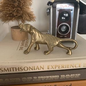 Vintage Brass Tiger